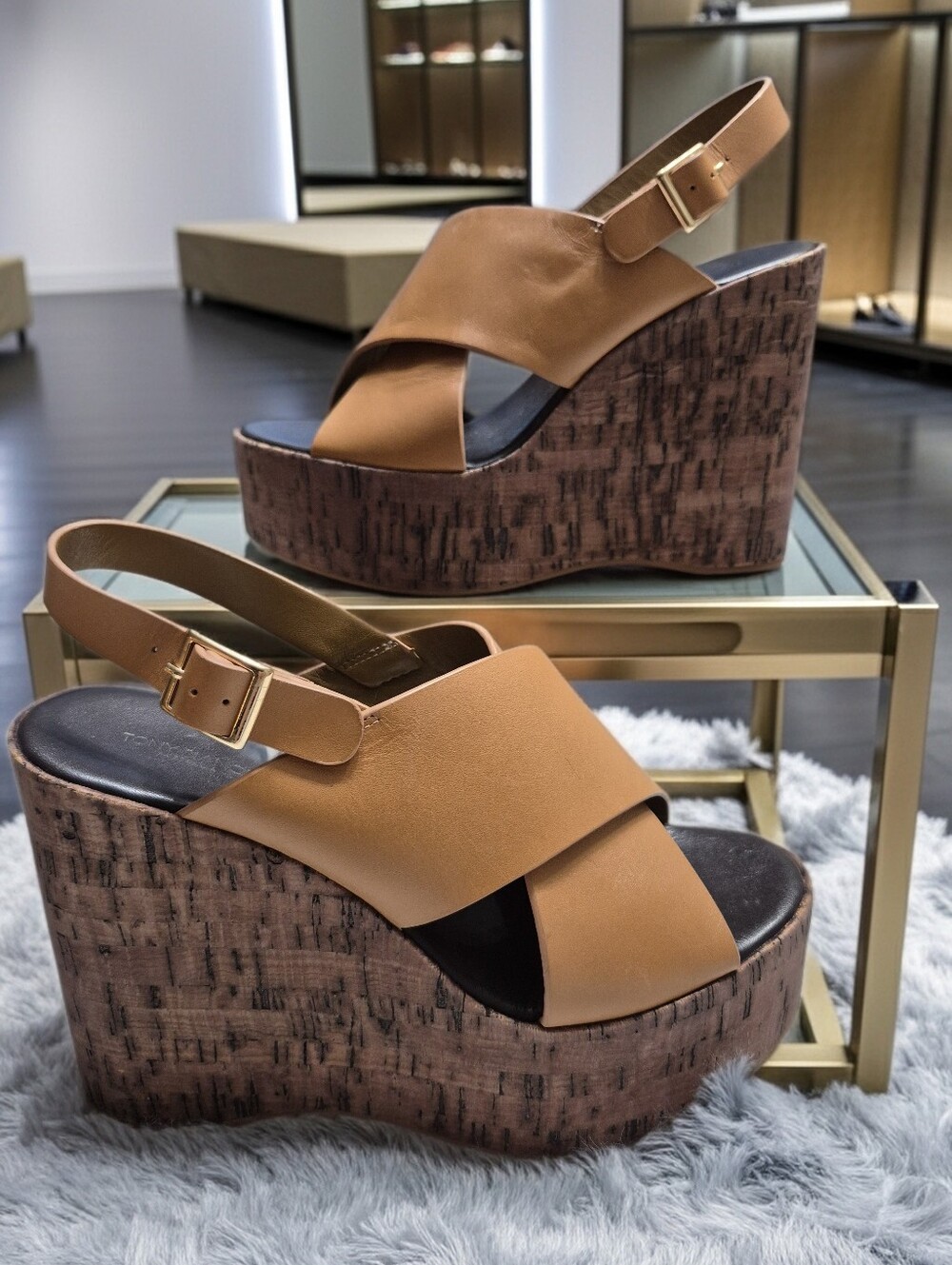 Tony Bianco Vogue Wedge Platform Sandals Women's Sz 8 $190